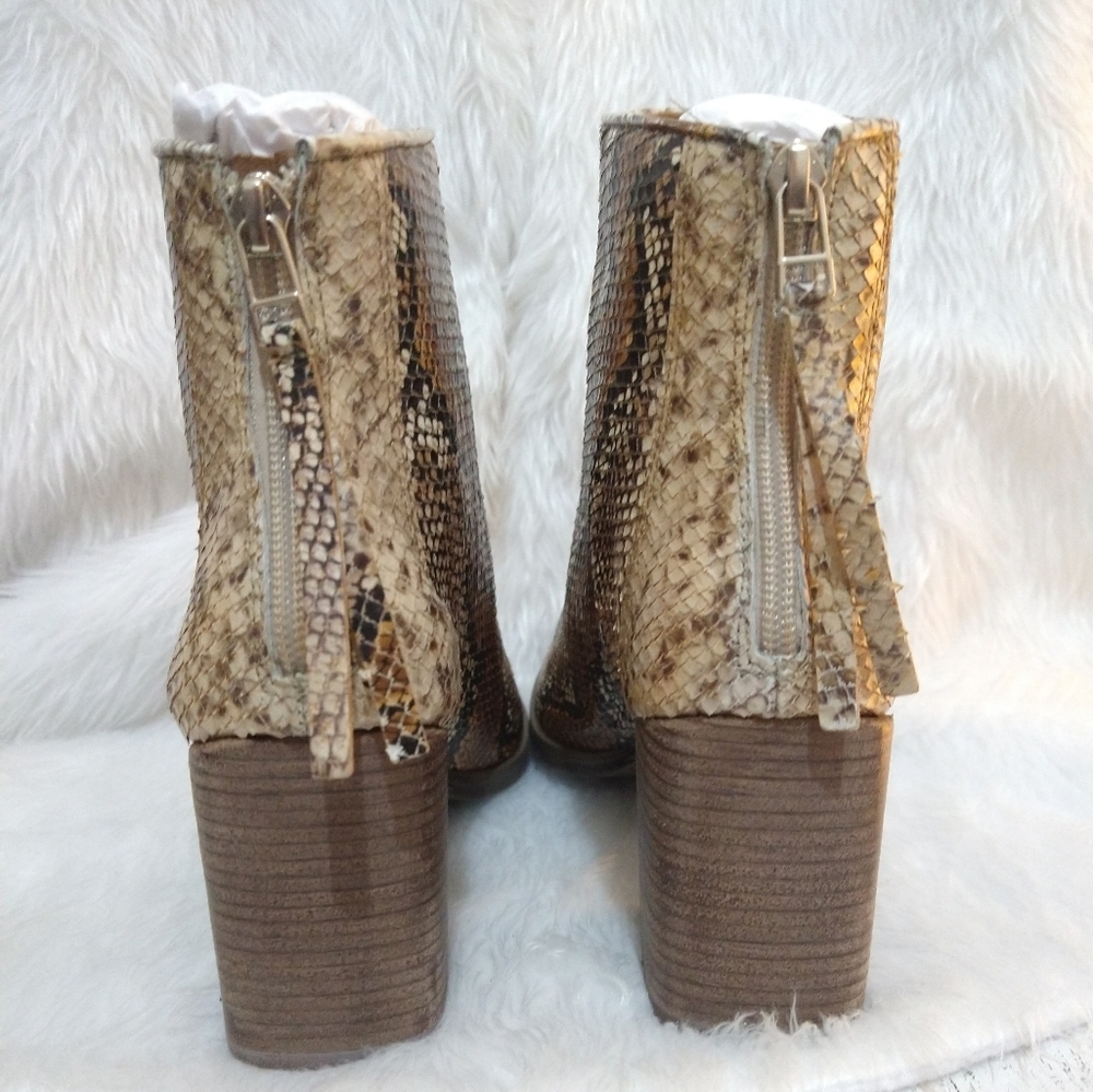 βπΌ On Hold βπΌ Golo Snake Print Leather Bootie - Picture 3 of 9